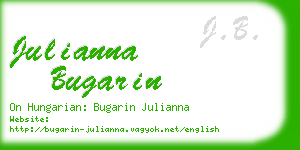 julianna bugarin business card